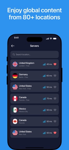 Safe and Secure VPN Screenshot 2 of 6