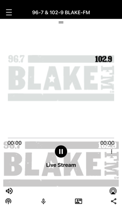 96-7 & 102-9 BLAKE-FM Screenshot