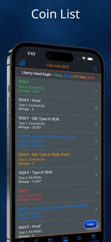 Liberty Head Eagle iPhone screenshot