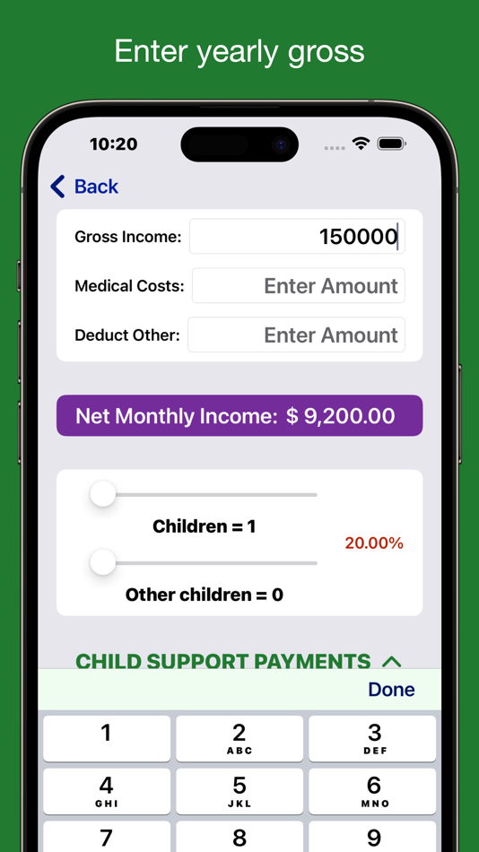 #2. Child Support Calc (iOS) 由: ACS4Law