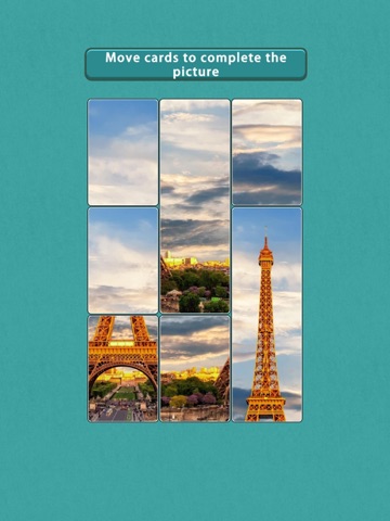 Jigsaw Card Puzzle iPad screenshot