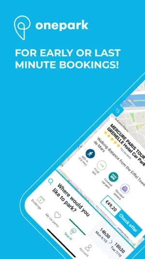 Onepark, Book a parking space! screenshot 1