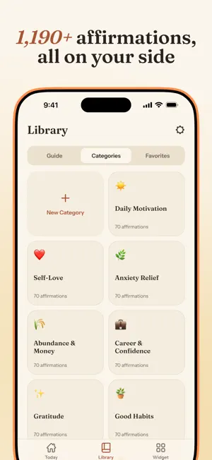 Daily Affirmations: Widget screenshot 2