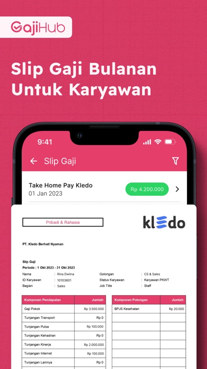 Gajihub - Payroll & Absensi screenshot-5