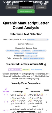 QuranCompare Screenshot 3 of 4