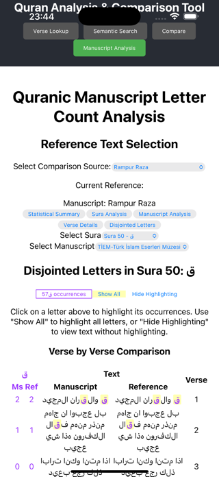 QuranCompare Screenshot 3 of 4
