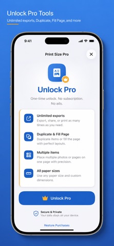 Print Size Pro screenshot