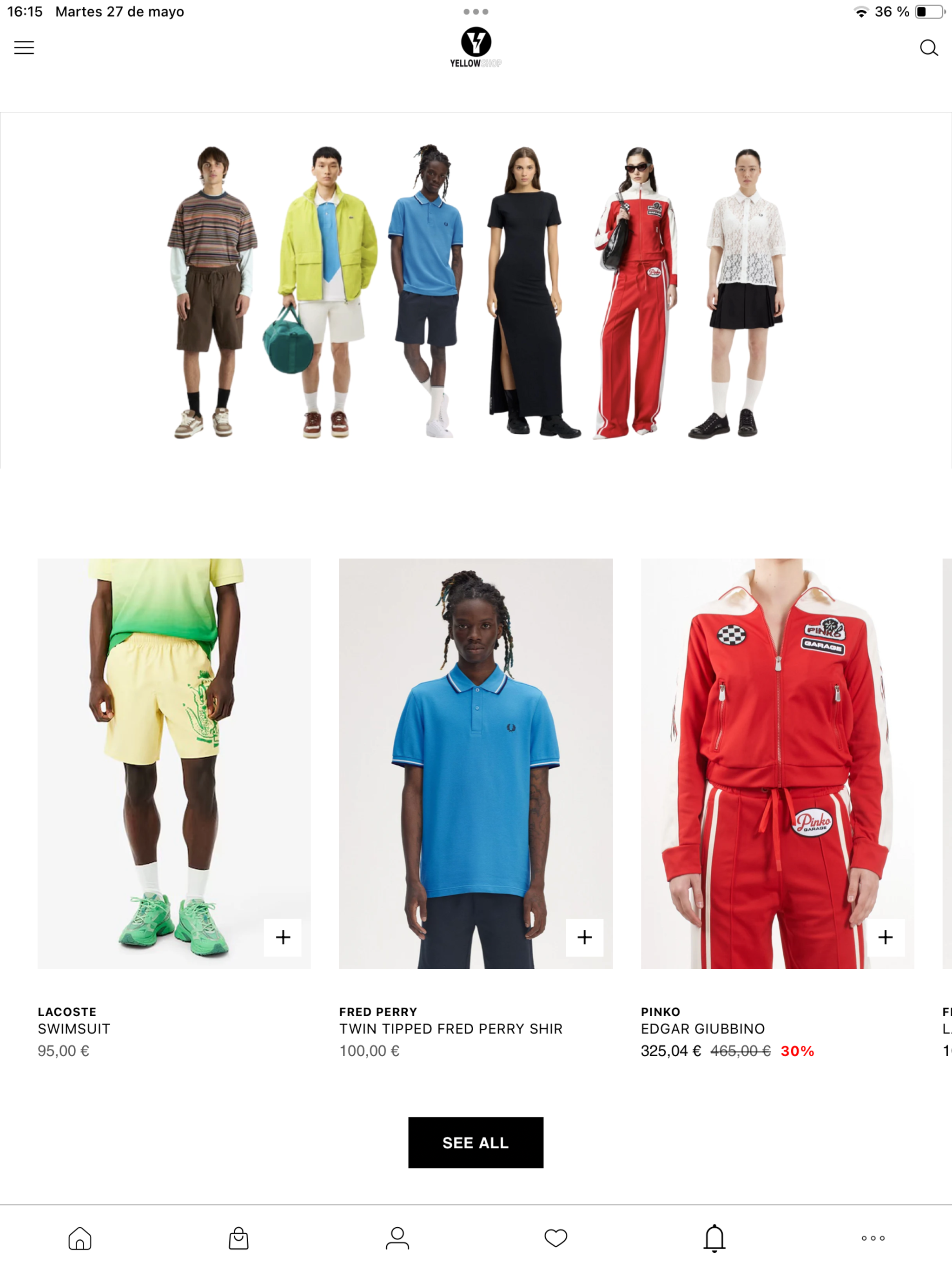 Yellow: Moda y calzado online screenshot 6