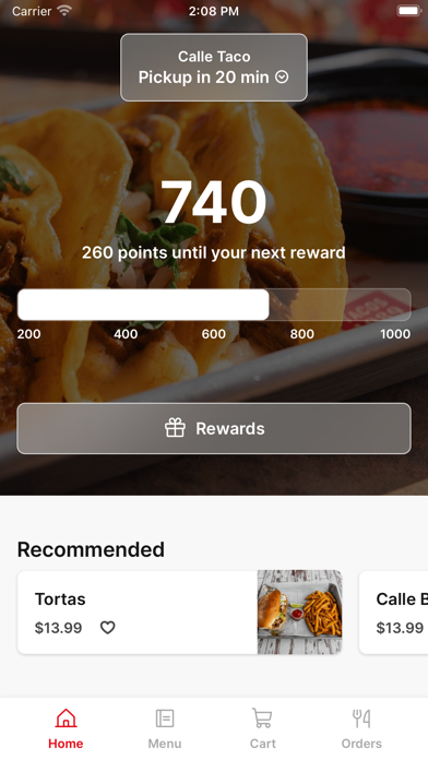 Calle Taco iPhone screenshot 1 - Food & Drink app