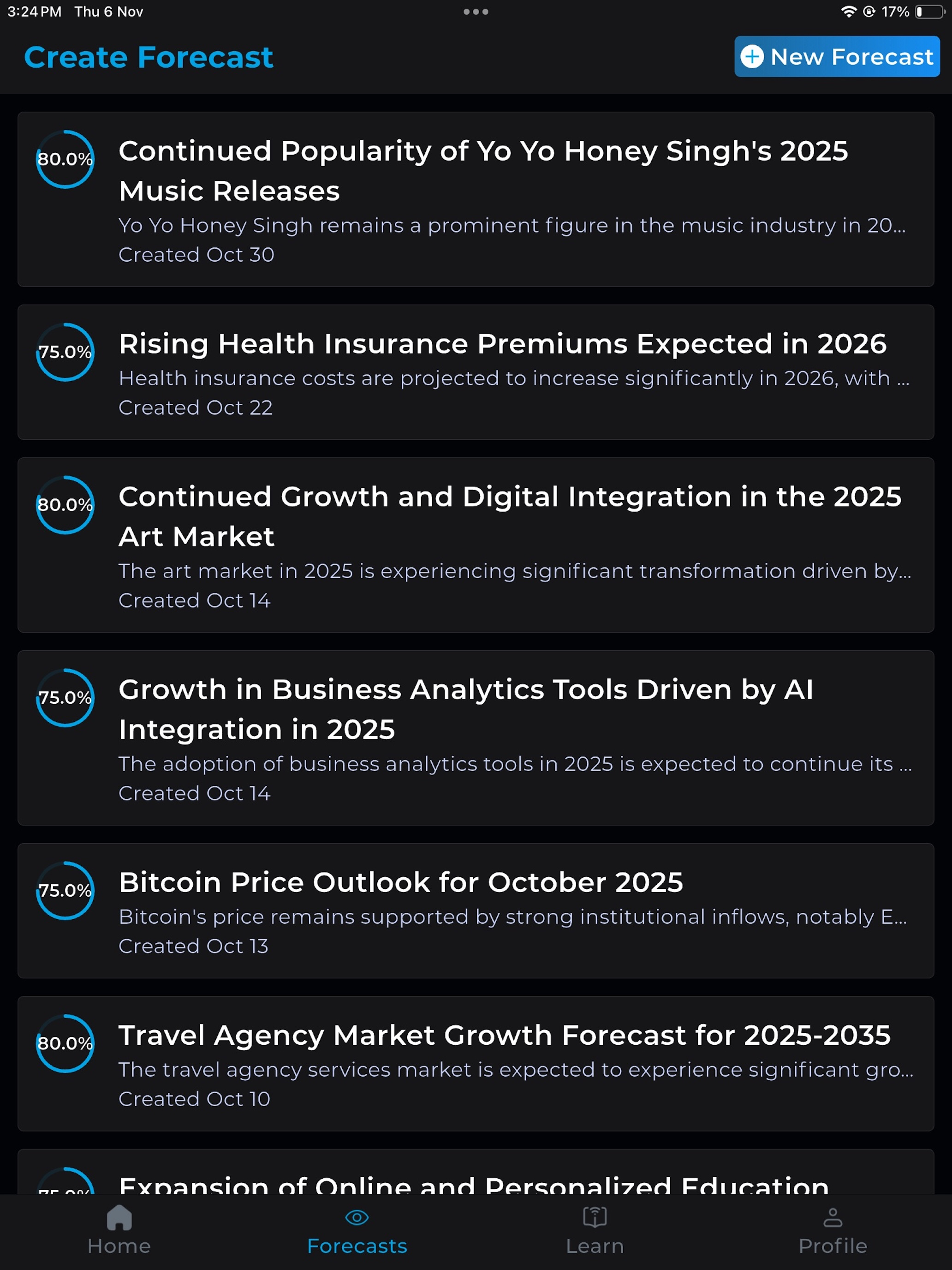 Prognosticator AI