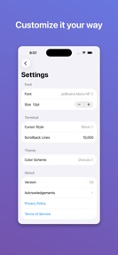 Spectty: Terminal screenshot