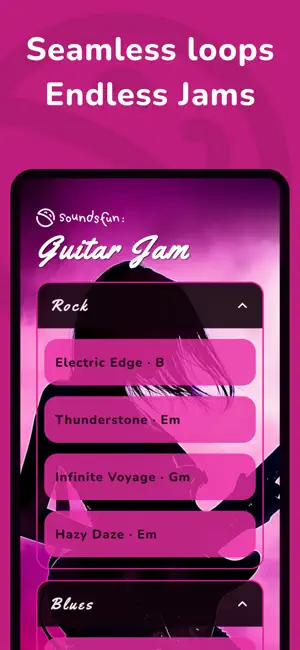 Guitar Jam Backing Tracks screenshot 3