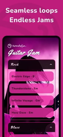 Guitar Jam Backing Tracks screenshot