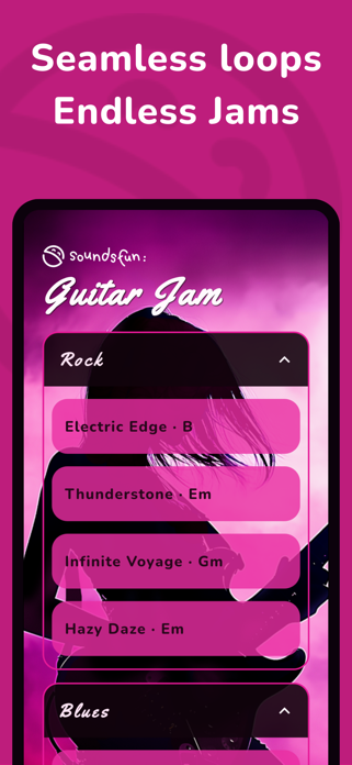 Guitar Jam Backing Tracks Screenshot 3 of 8