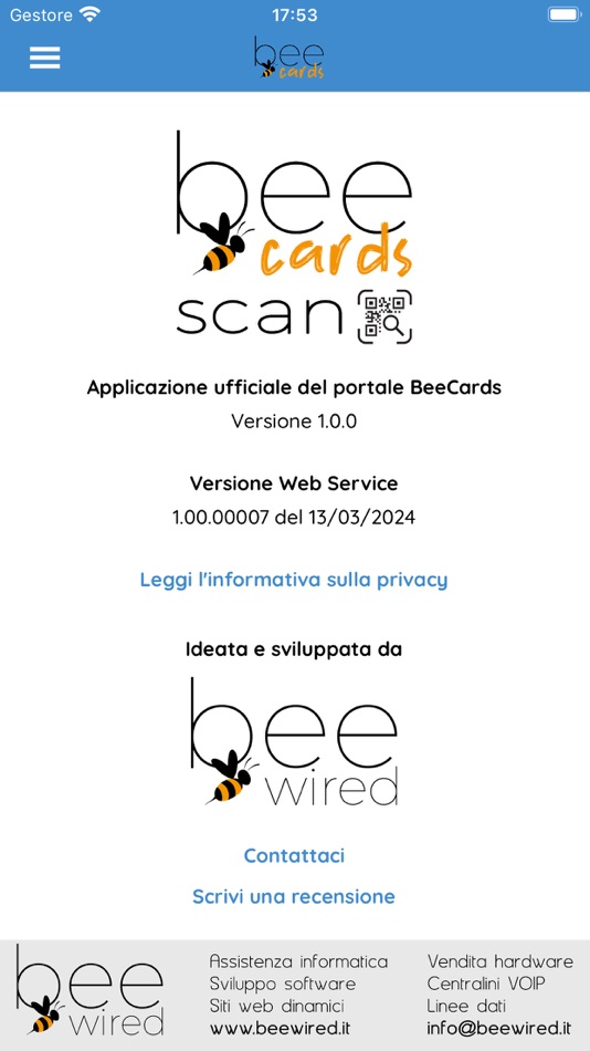 #4. BeeCards Scan (iOS) 由: Beewired informatica e internet