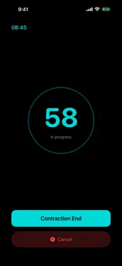 Tocos - Contraction Timer screenshot 2