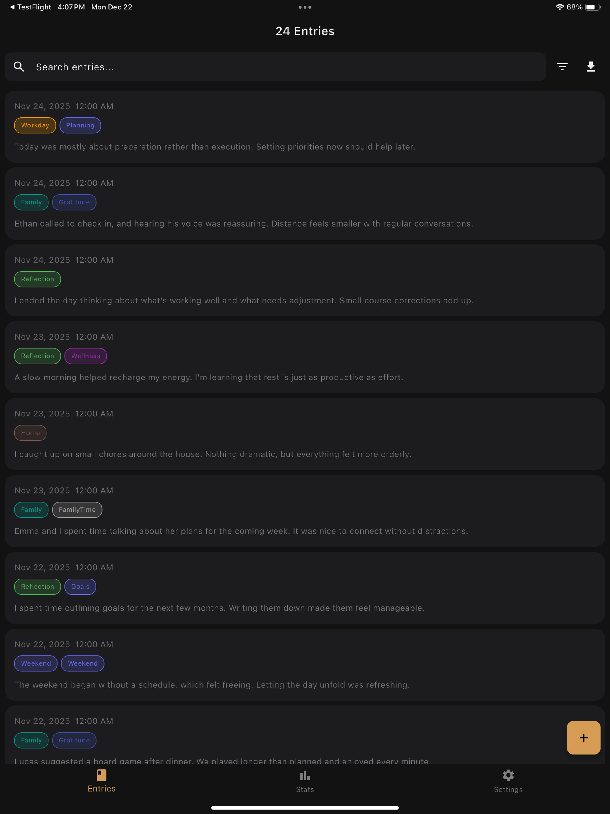 Quicknotes Journal screenshot 8