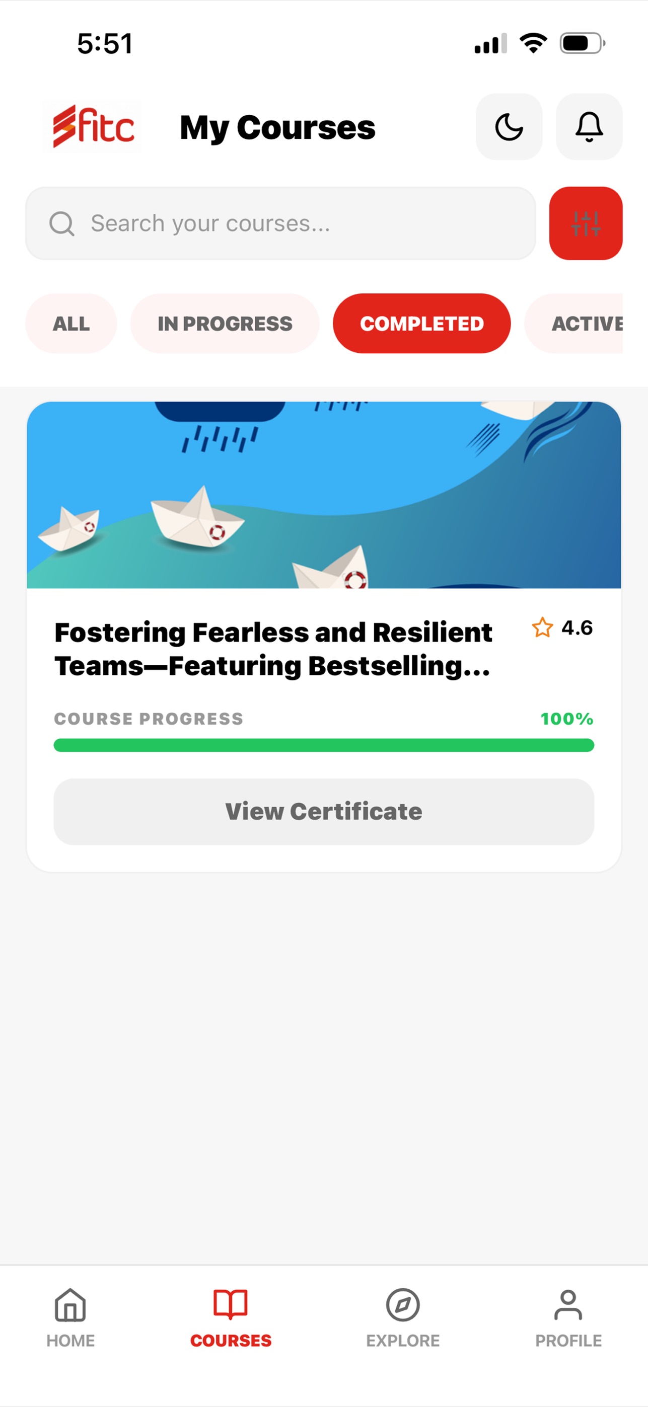 Screenshot 8 of FITC Mobile Learning