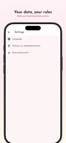Kiss Counter: Couple Game iPhone screenshot