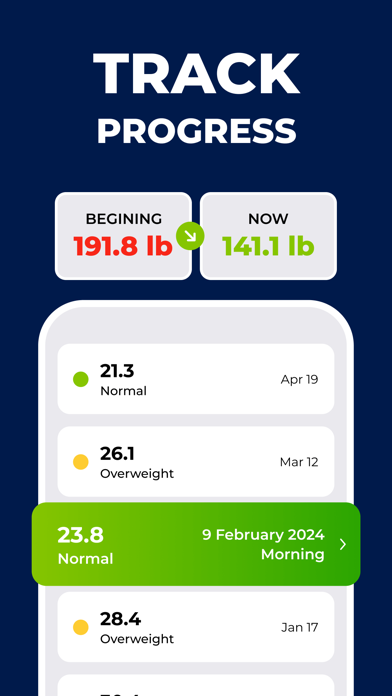BMI Checker・Ideal Weight Chart Screenshot