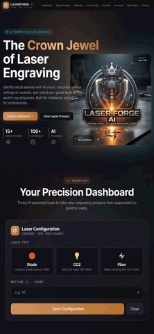 LaserForge AI iPhone screenshot