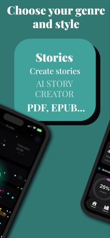 AI Story Generator & Bookshelf screenshot