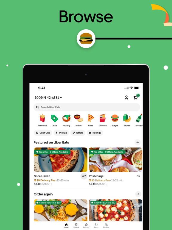 Uber Eats（ウーバーイーツ) 出前/フードデリバリーのおすすめ画像2