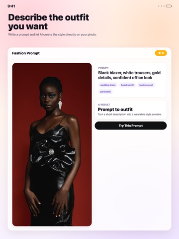 AI Clothes Changer: Outfit iPad screenshot