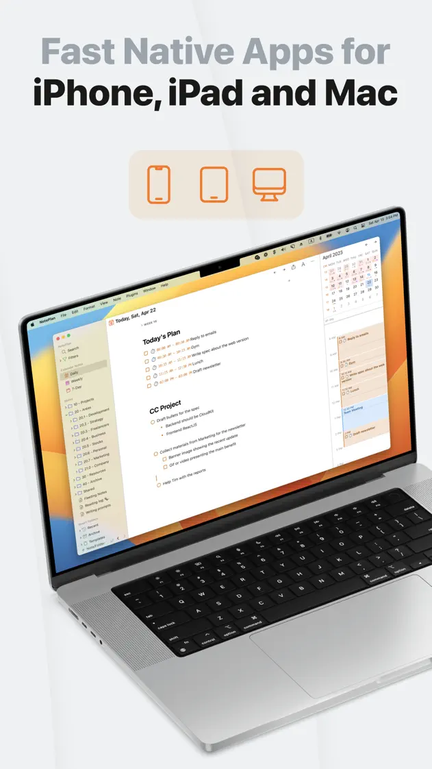 NotePlan, App Store screenshot 9