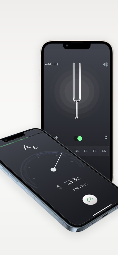 n-Track Tuner - The app offers flexible tuning options, from the traditional 'Diapason' tuning fork for reference tones to the intuitive 'Needle' view for accurate pitch detection.