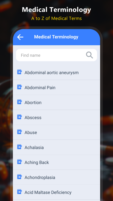 Drugs Dictionary - Offline Screenshot