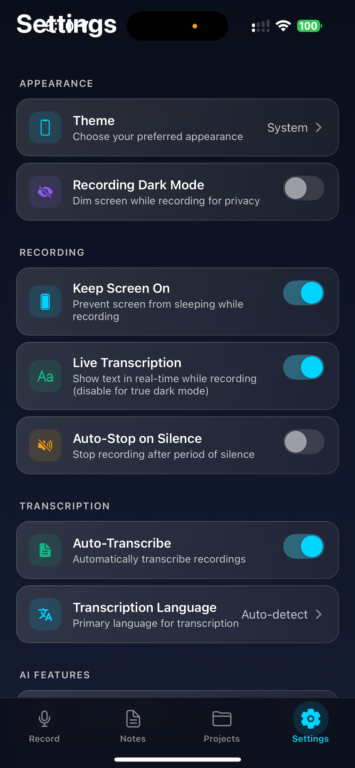DictationPilot - Voice Notes