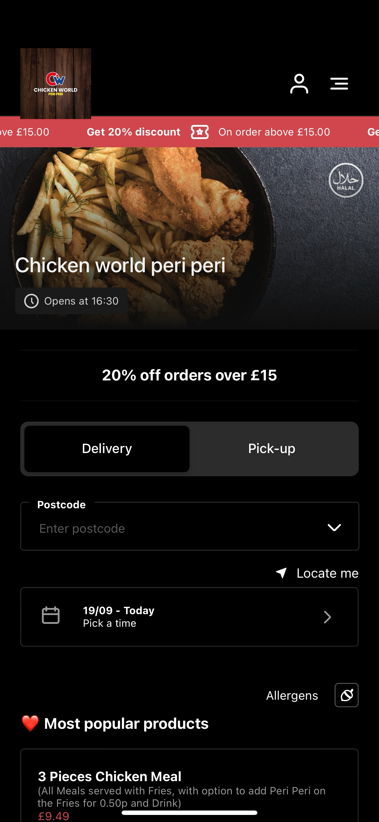 Chicken World Peri Peri Horley screenshot 3