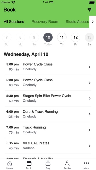 Onebody Health + Fitness Screenshot