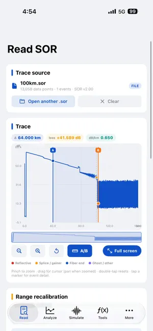 MapYourOTDR screenshot 2