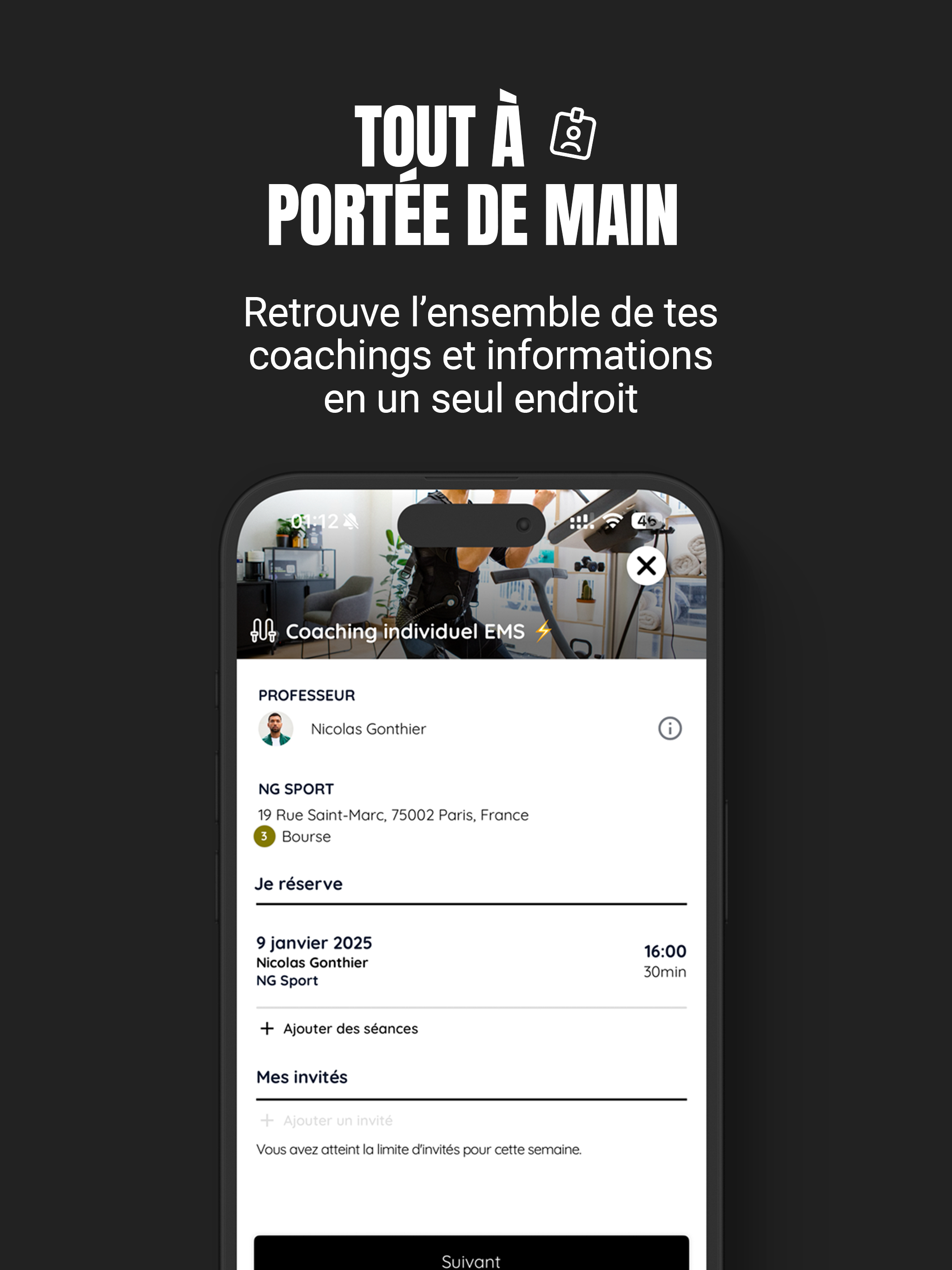 NG Sport - Coaching et EMS