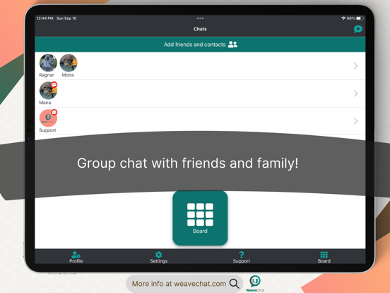 Weave Chat AAC iPad screenshot 10 - Education app