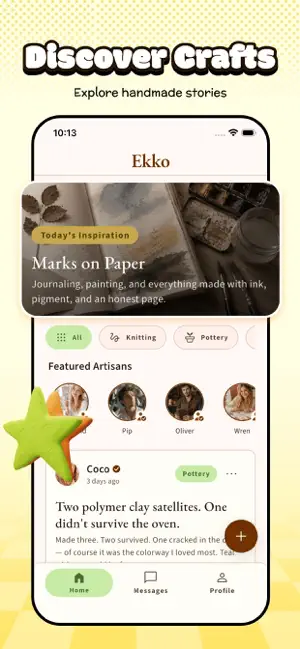 Ekko: Handmade Creator Hub screenshot 1