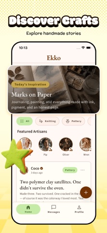 Ekko: Handmade Creator Hub Screenshot 1 of 5
