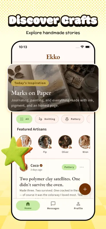 Ekko: Handmade Creator Hub screenshot 1 of 5
