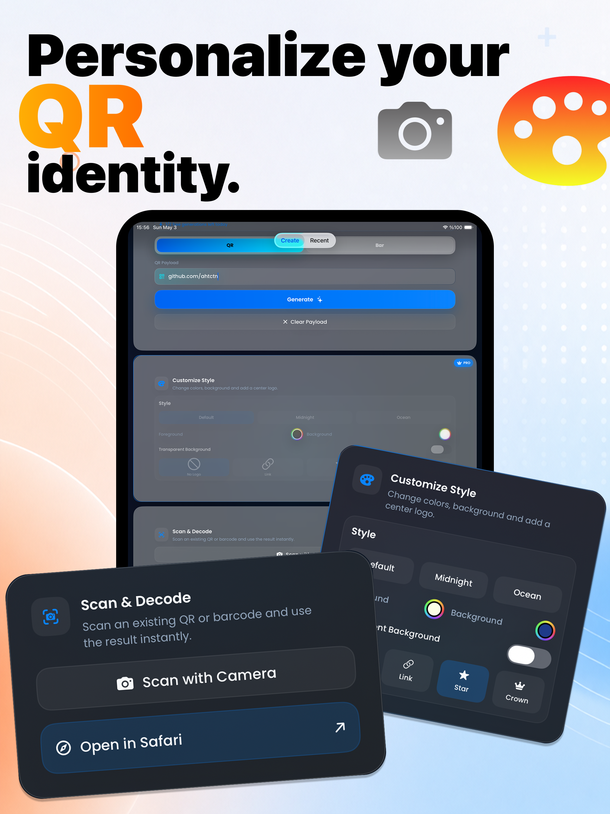QR Barcode Scan & Generate