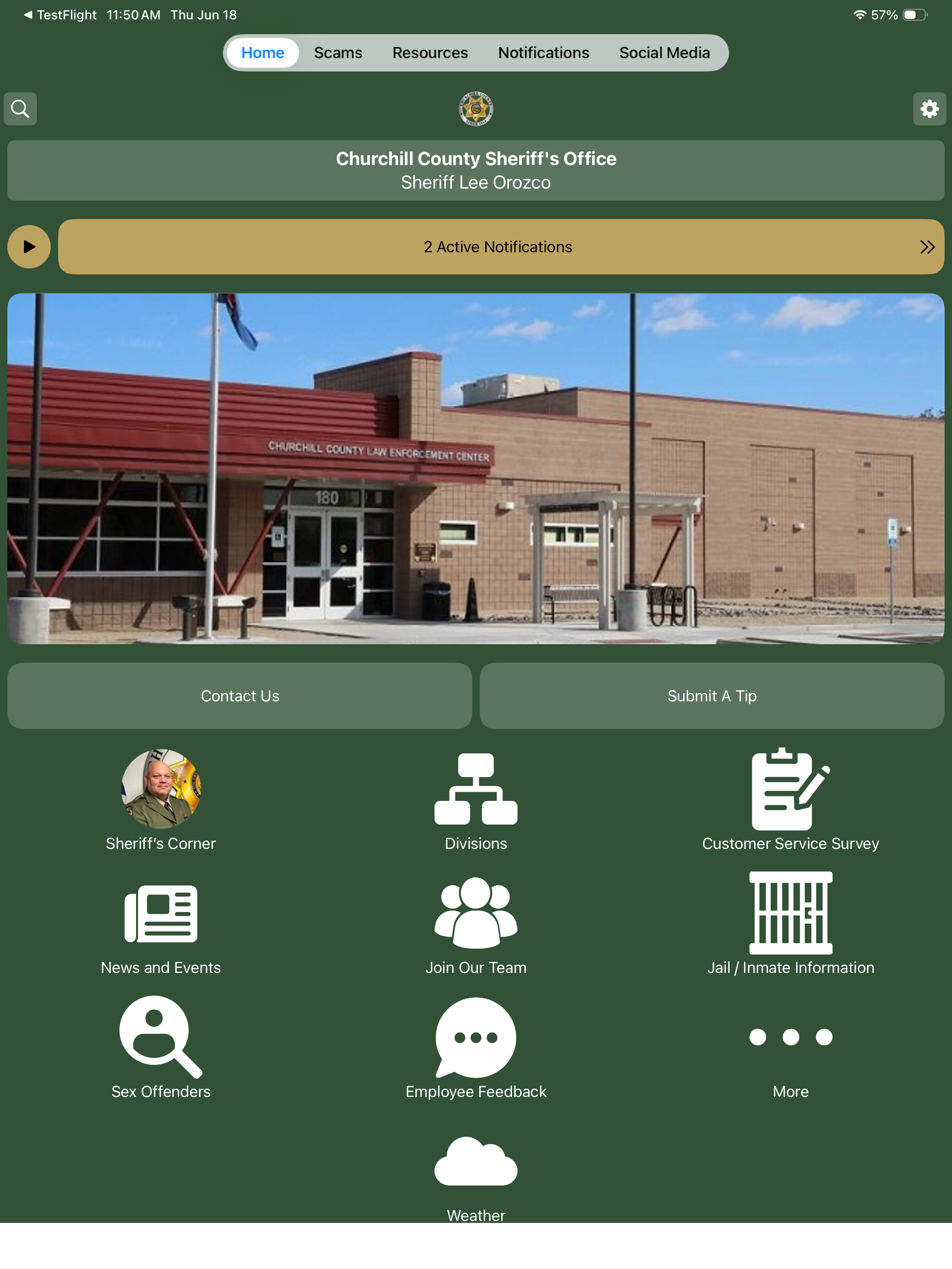 Churchill County Sheriff NV screenshot 4