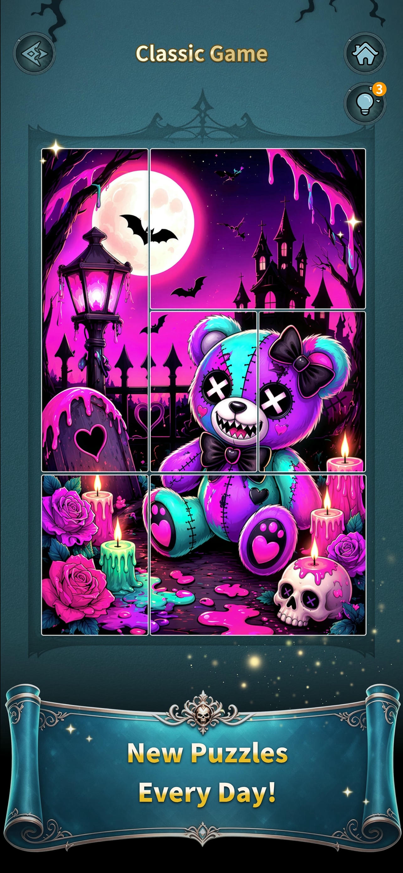 Dark Jigsort: Card Puzzle screenshot 5