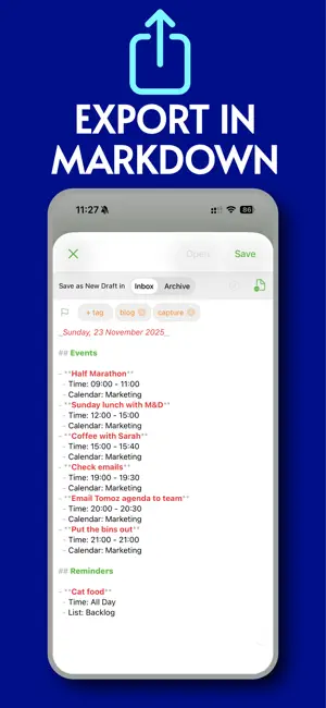 Tomoz: Tomorrow's Schedule screenshot 3