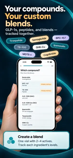 Caliper: GLP-1 Peptide Tracker screenshot 4