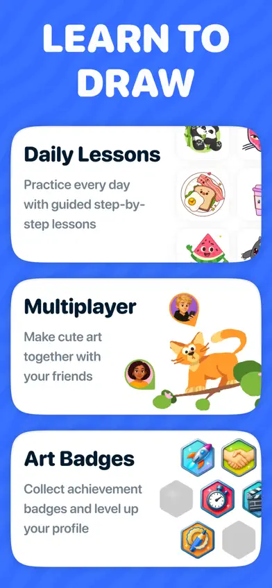 Drawly: Learn to Draw Together screenshot 5