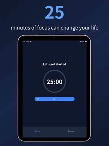 pomo - Pomodoro Focus Timer ipad screenshot 2