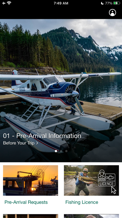 Pybus Point Lodge iPhone screenshot 1 - Travel app
