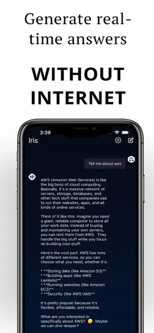 IRIS (Offline GPT) screenshot 3