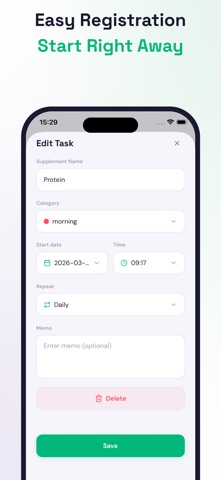 nomow - Supplement Tracker Screenshot 2 of 6